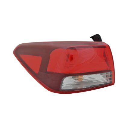 Tail Light Assembly Left Outer CAPA for Kia Rio Sedan 2018–2023