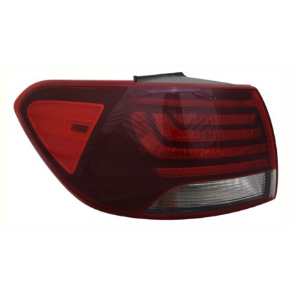 Tail Light Assembly Left Outer Bulb Type CAPA for Kia Sorento 2019–2020