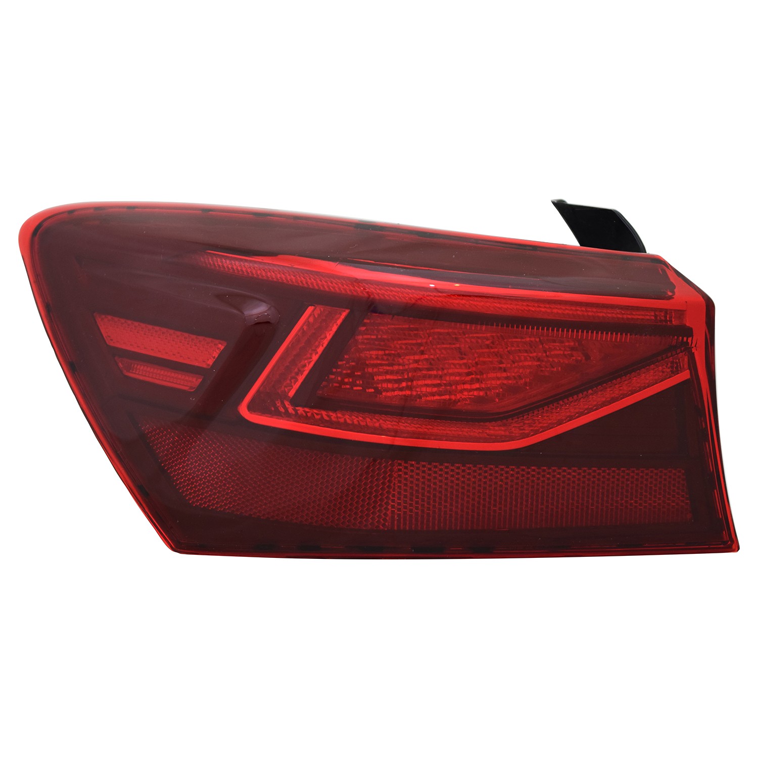 Tail Light Assembly Left Outer Halogen CAPA for Kia Forte Sedan S EX EX Premium EX Limited EX+ 2019–2021