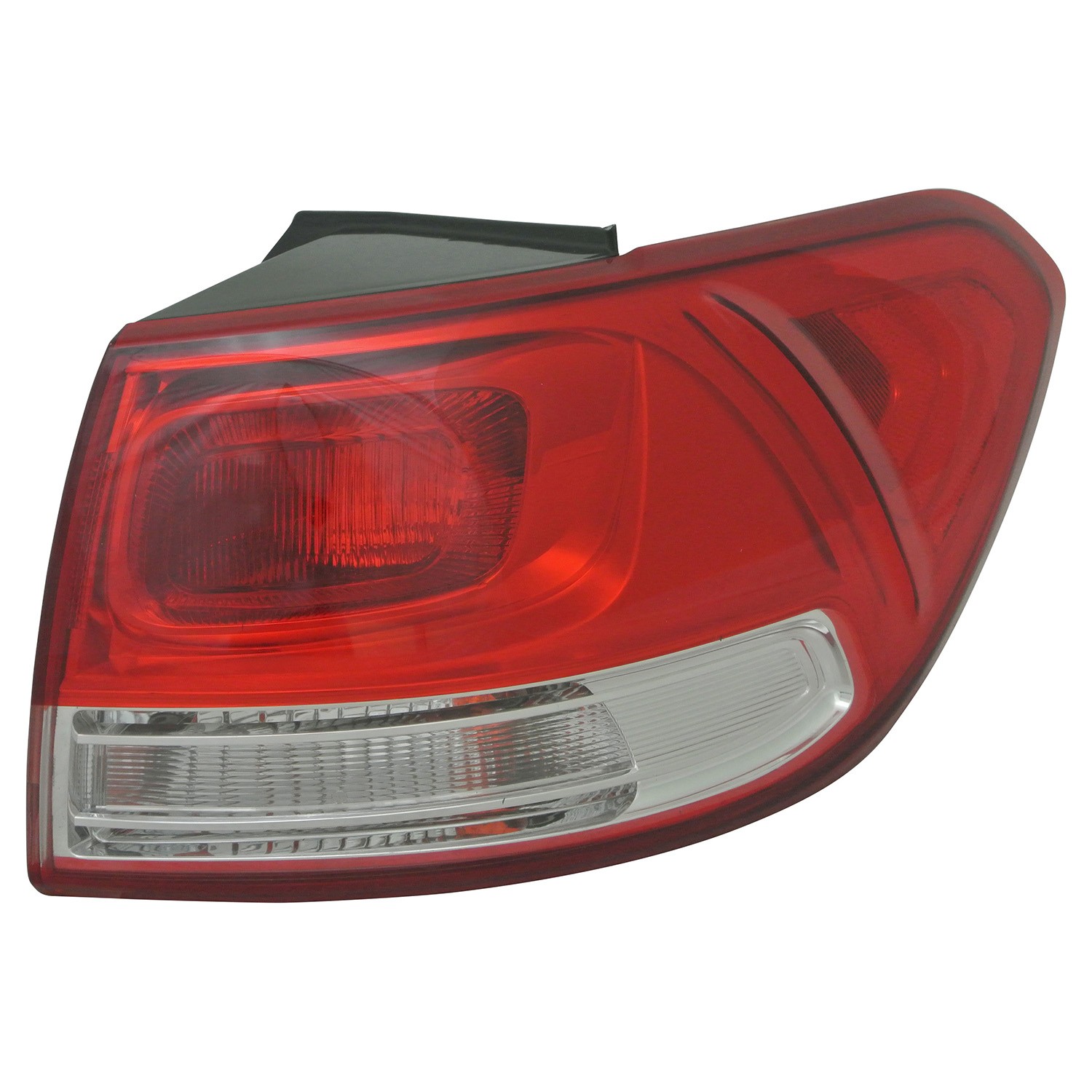 Tail Light Assembly Right Outer Bulb Type CAPA for Kia Sorento 2016–2018