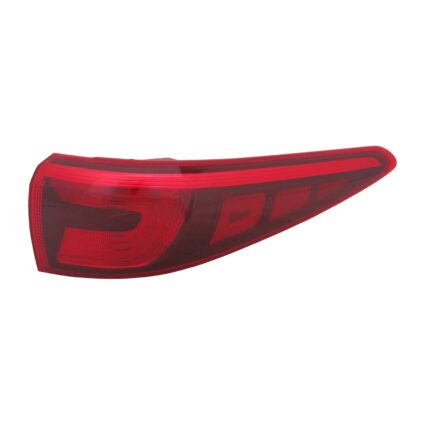 Tail Light Assembly Right Outer Bulb Type CAPA for Kia Sportage 2017–2019