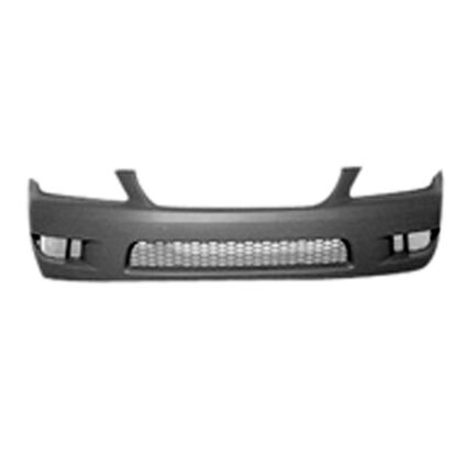 Bumper Cover Front w/o Headlamp Washer Primed for Lexus IS300 Sedan 2001–2005