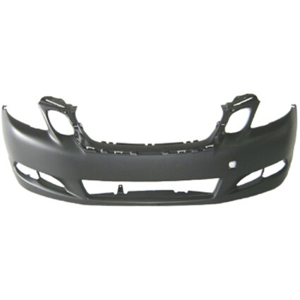 Bumper Cover Front w/o Parking Assist w/o Clearance w/Headlamp Washer Primed for Lexus GS350 GS450h GS460