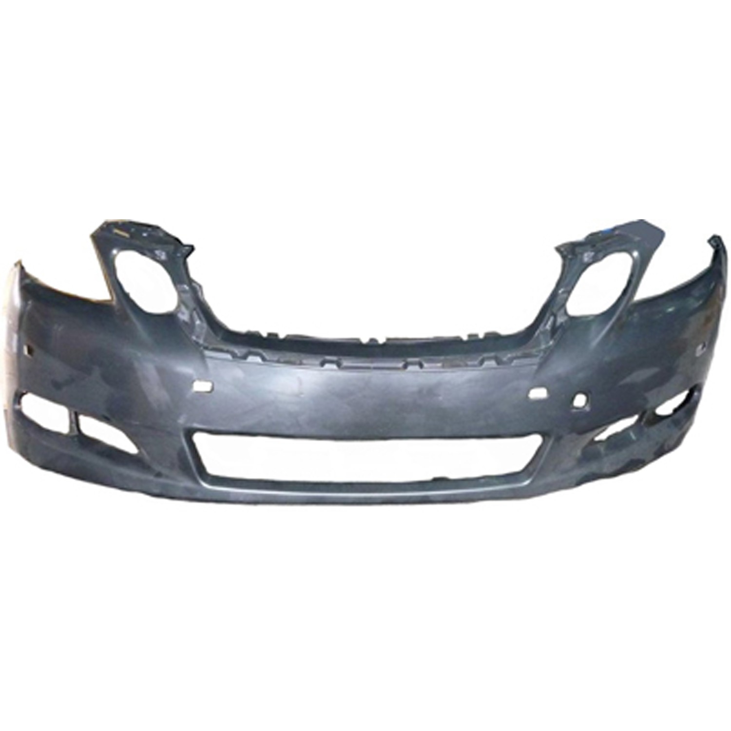 Bumper Cover Front w/Parking Assist w/Clearance w/o Headlamp Washer Primed CAPA for Lexus GS350 GS450h GS460