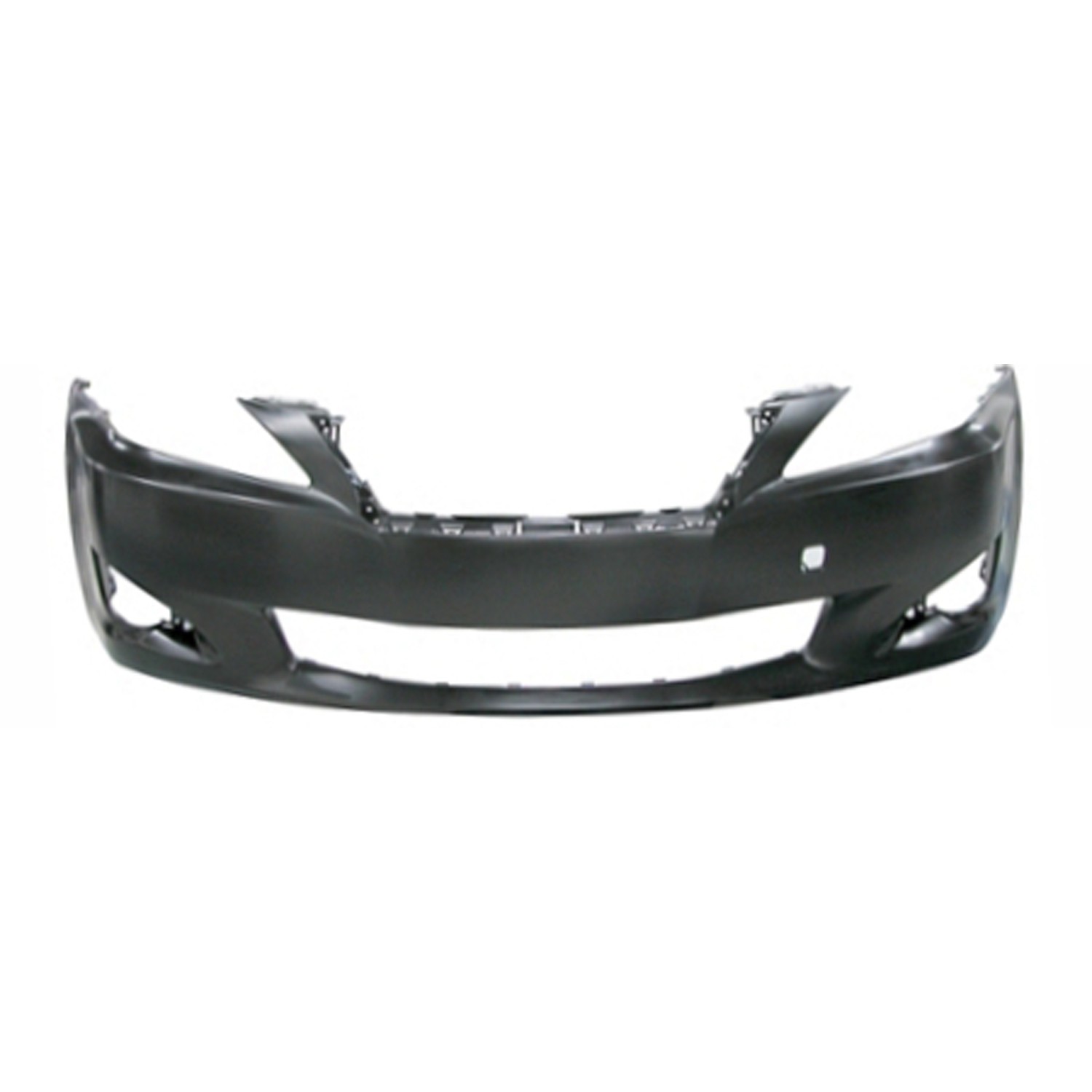 Bumper Cover Front w/o Pre-Collision System w/o Headlamp Washer Primed CAPA for Lexus IS250 IS350