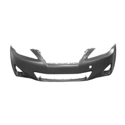 Bumper Cover Front w/o Headlamp Washer w/o Park Distance Sensors Primed CAPA for Lexus IS350 2011–2013