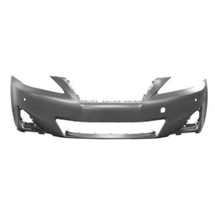 Bumper Cover Front w/o Headlamp Washers w/Park Distance Sensors Primed CAPA for Lexus IS250 IS350