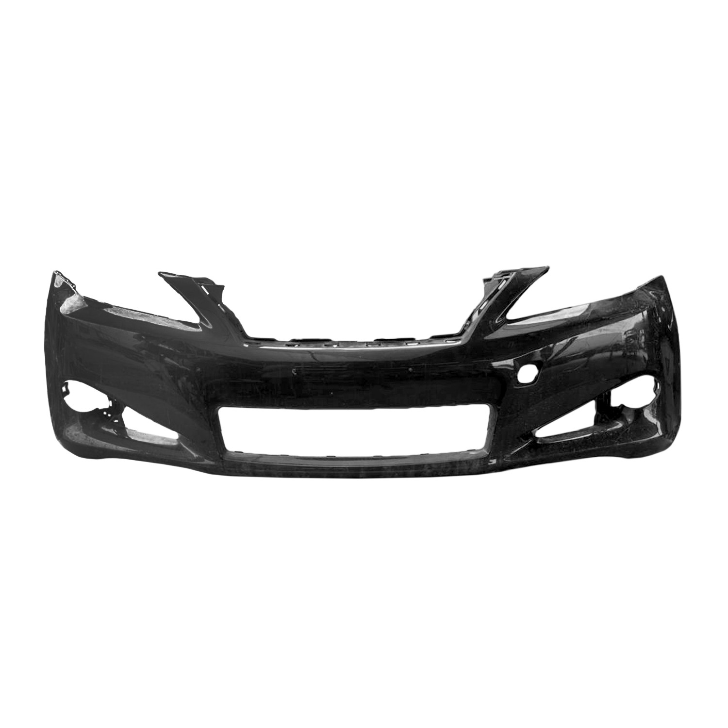 Bumper Cover Front w/o F Sport Pkg w/o Headlamp Washers w/o Park Distance Sensors Primed for Lexus IS250 IS350