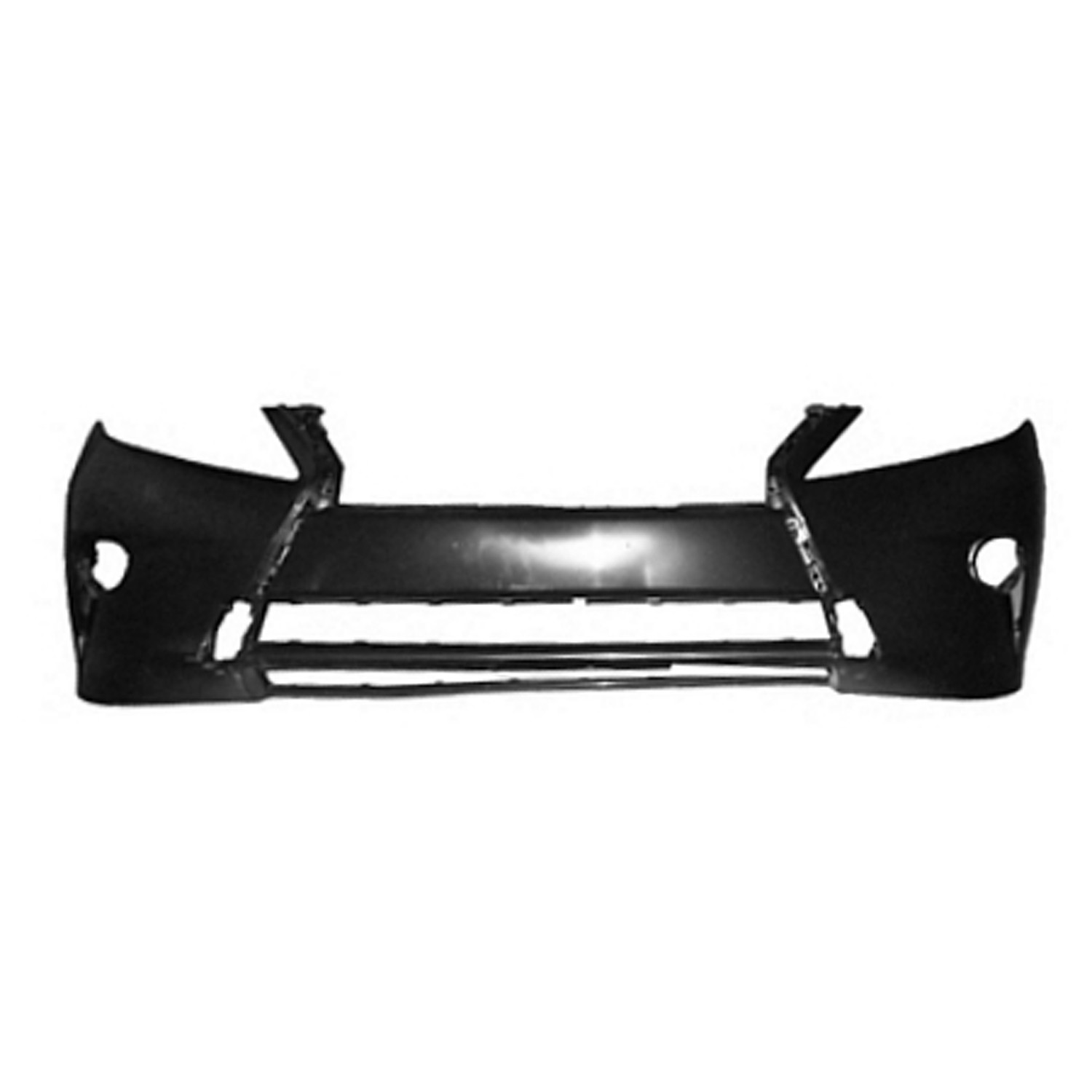 Bumper Cover Front w/o Parking Assist w/o Headlamp Washer Primed CAPA for Lexus RX350 RX450h