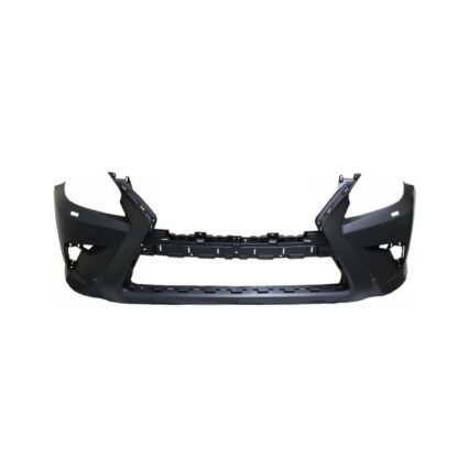 Bumper Cover Front w/Headlamp Washers w/Parking Aid Primed CAPA for Lexus GX460 2014–2019