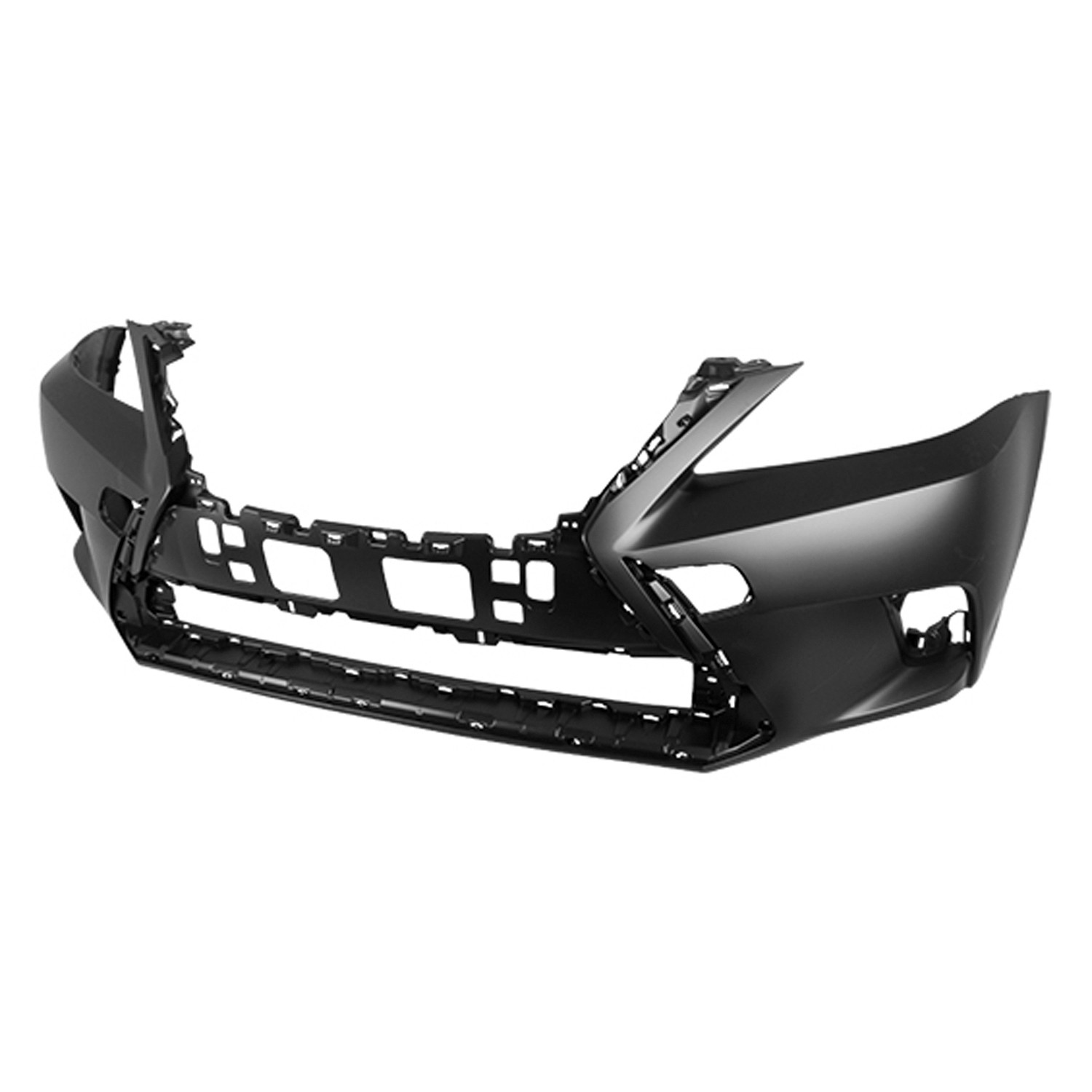 Bumper Cover Front w/o F Sport Pkg w/o Parking Aid Sensors w/o Headlamp Washers Primed for Lexus CT200h 2014–2017