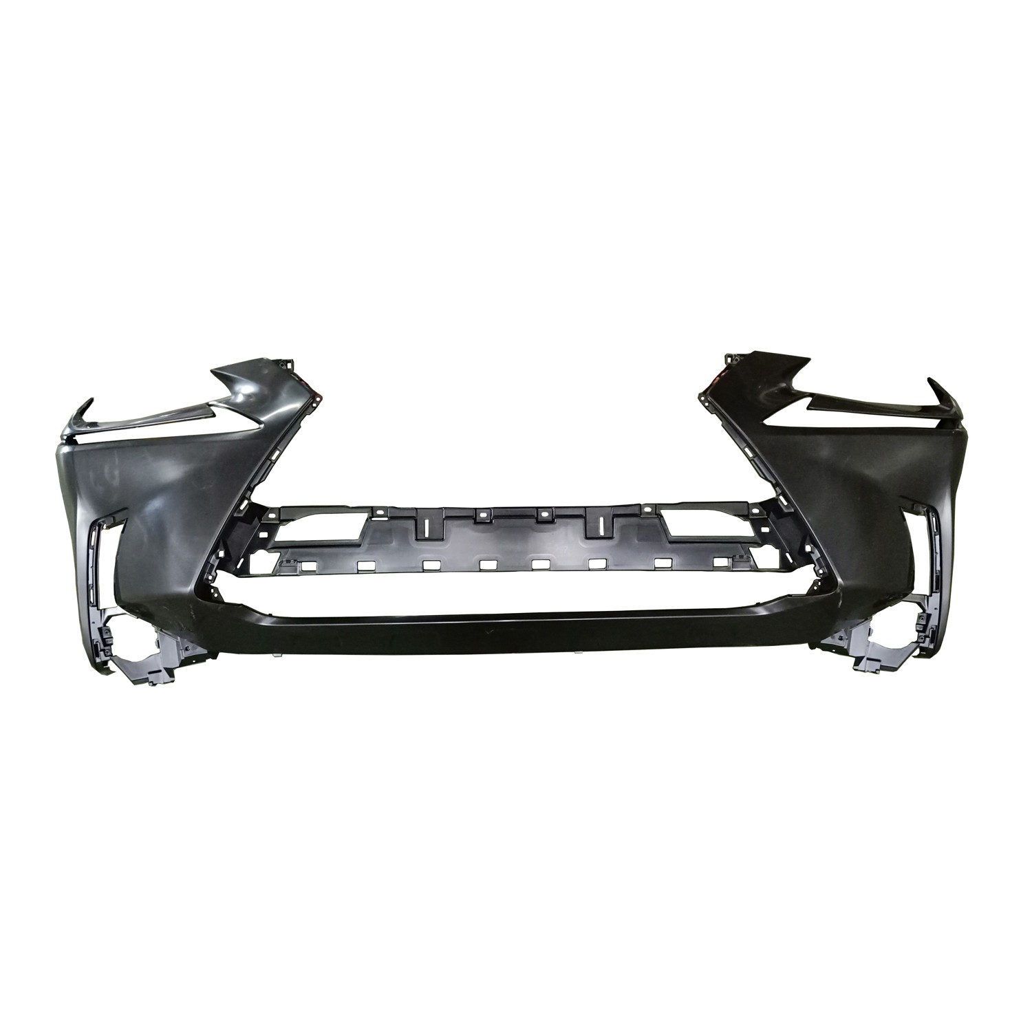 Bumper Cover Front w/o F Sport Pkg w/o Headlamp Washers w/o Park Distance Sensors Primed CAPA for Lexus NX300 NX300h