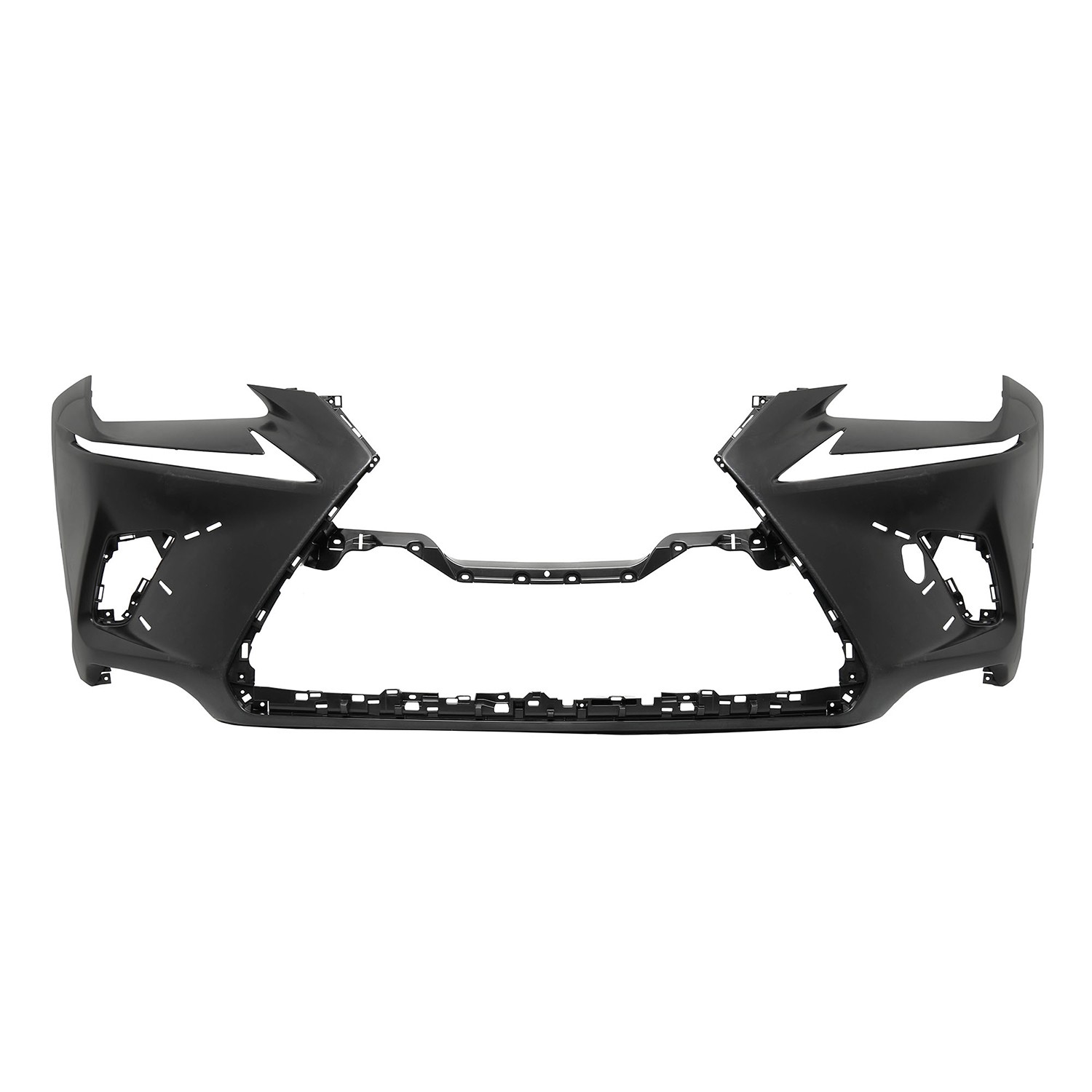 Bumper Cover Front w/Headlamp Washers w/o Park Distance Sensors Primed CAPA for Lexus NX300 F Sport 2018–2021