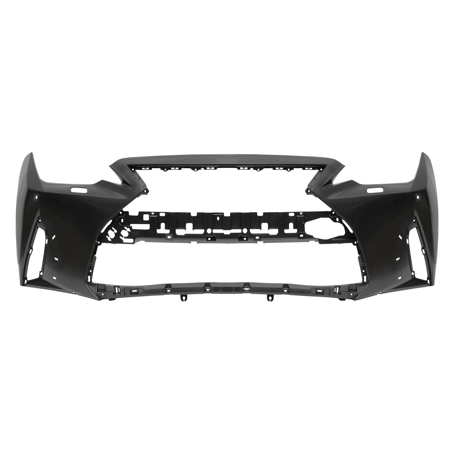 Bumper Cover Front w/F Sport Pkg w/Park Distance Sensors w/Headlamp Washers Primed CAPA for Lexus IS300 IS350