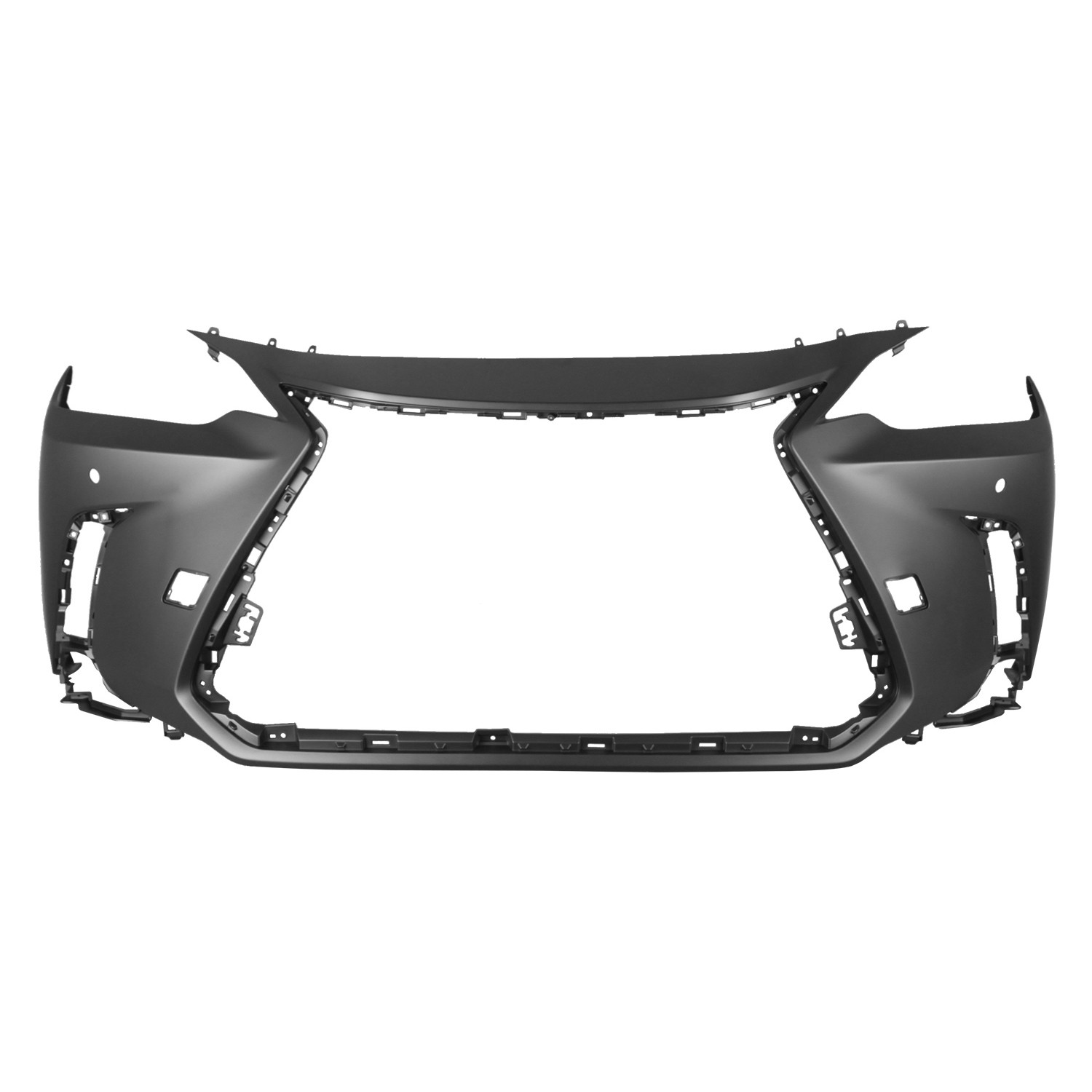 Bumper Cover Front w/o Headlamp Washers w/Park Distance Sensors Primed North America Built CAPA for Lexus NX250 NX350 NX350h