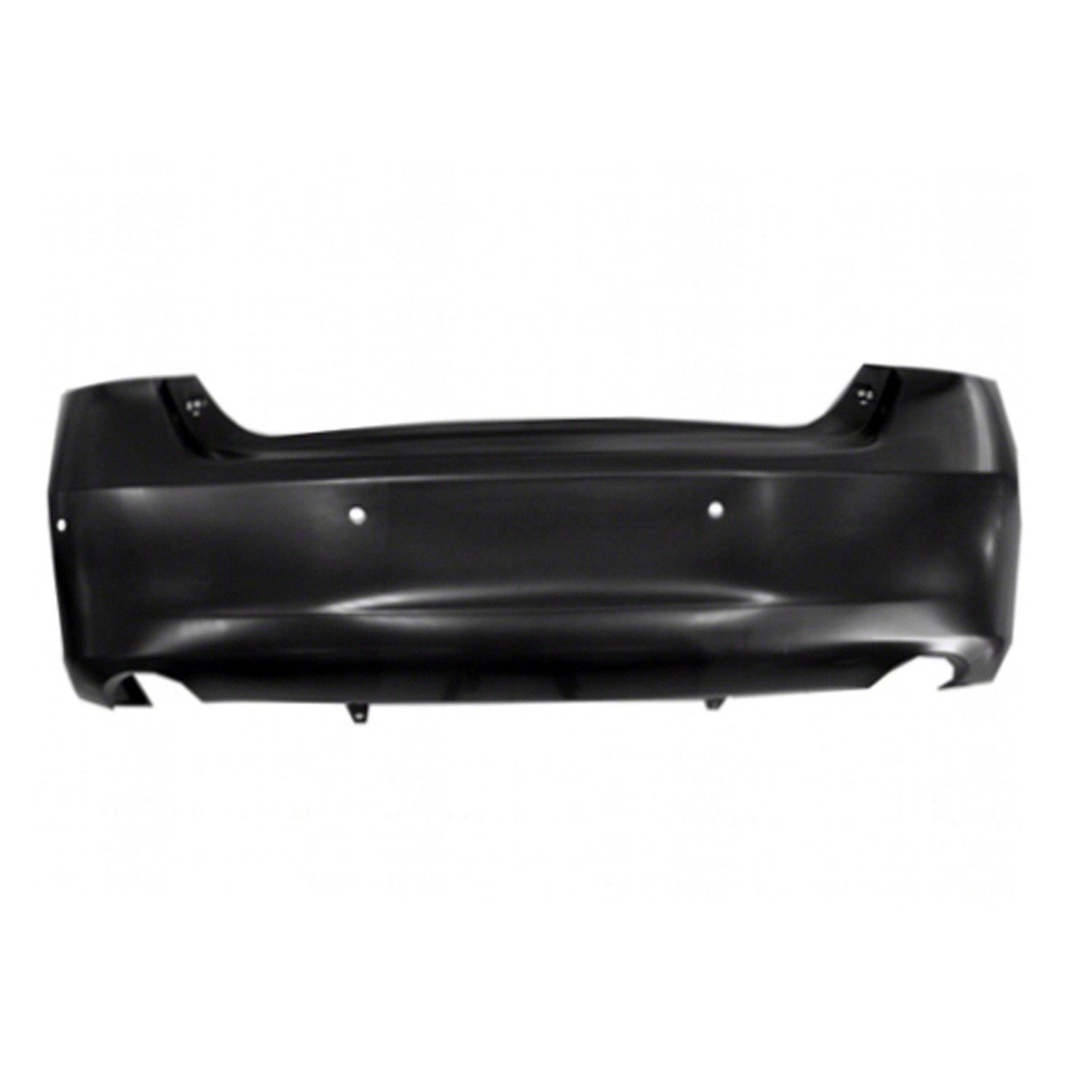 Bumper Cover Rear w/Parking Sensor Primed for Lexus ES350 2007–2012