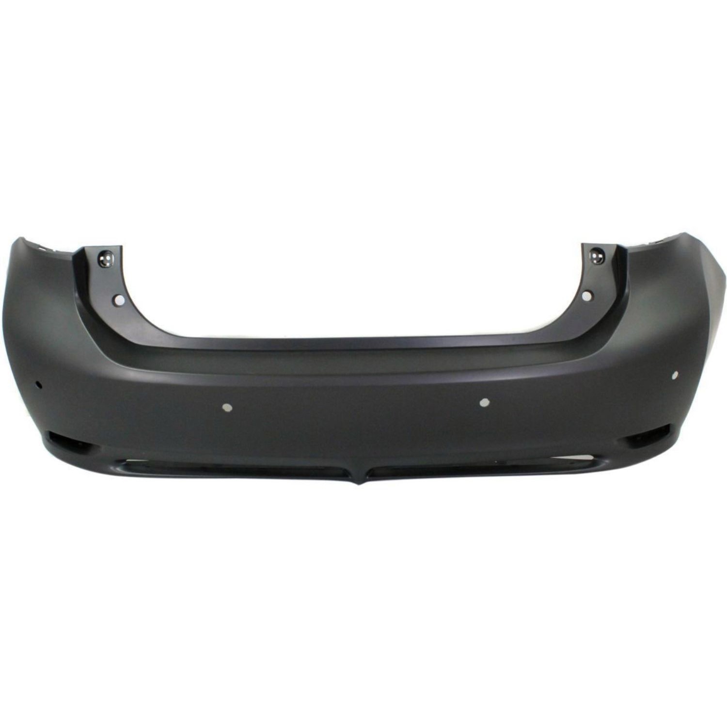 Bumper Cover Rear w/o F Sport Pkg w/Parking Aid Sensors Primed CAPA for Lexus CT200h 2011–2013
