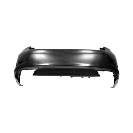 Bumper Cover Rear w/Parking Sensors Primed Japan Built CAPA for Lexus ES350 2016–2018