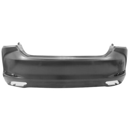 Bumper Cover Rear w/o F Sport Pkg w/o Park Distance Sensors Primed North America Built CAPA for Lexus ES350 2019–2024
