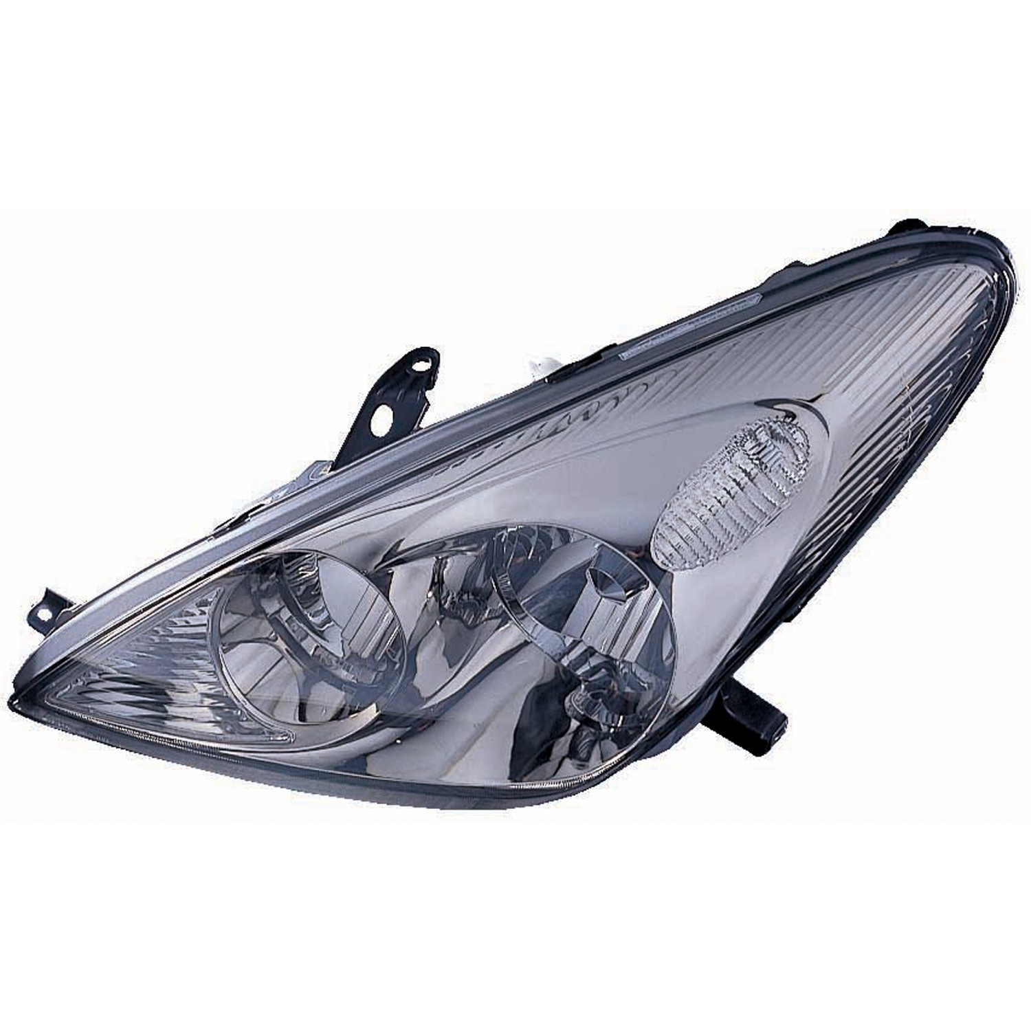 Headlight Assembly Composite Left w/o HID Lamps Includes Bulbs & Sockets CAPA for Lexus ES300 ES330