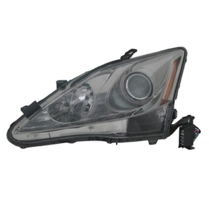 Headlight Assembly Composite Left w/o Auto Leveling Lamps CAPA for Lexus IS250 2006–2008