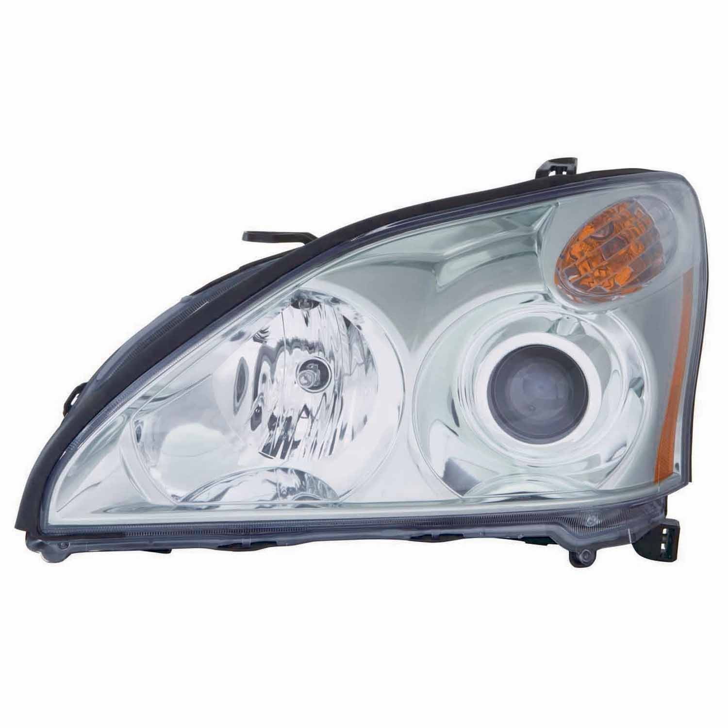 Headlight Assembly Composite Left HID w/o AFS USA Built CAPA for Lexus RX330 2004–2006