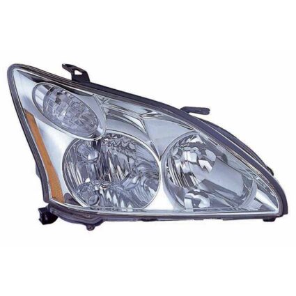 Headlight Assembly Composite Right w/o HID Lamps CAPA for Lexus RX330 2004–2006