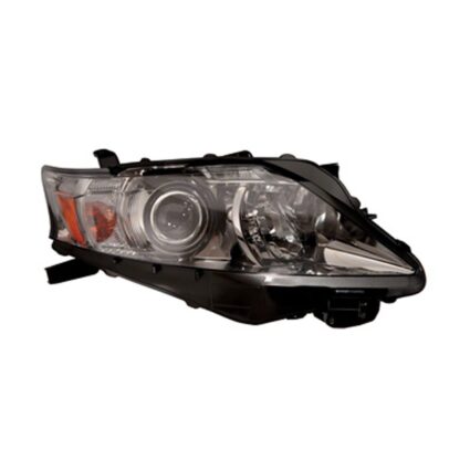 Headlight Assembly Composite Right Halogen Type 1 Chrome Bezel Canada Built CAPA for Lexus RX350 2010–2012