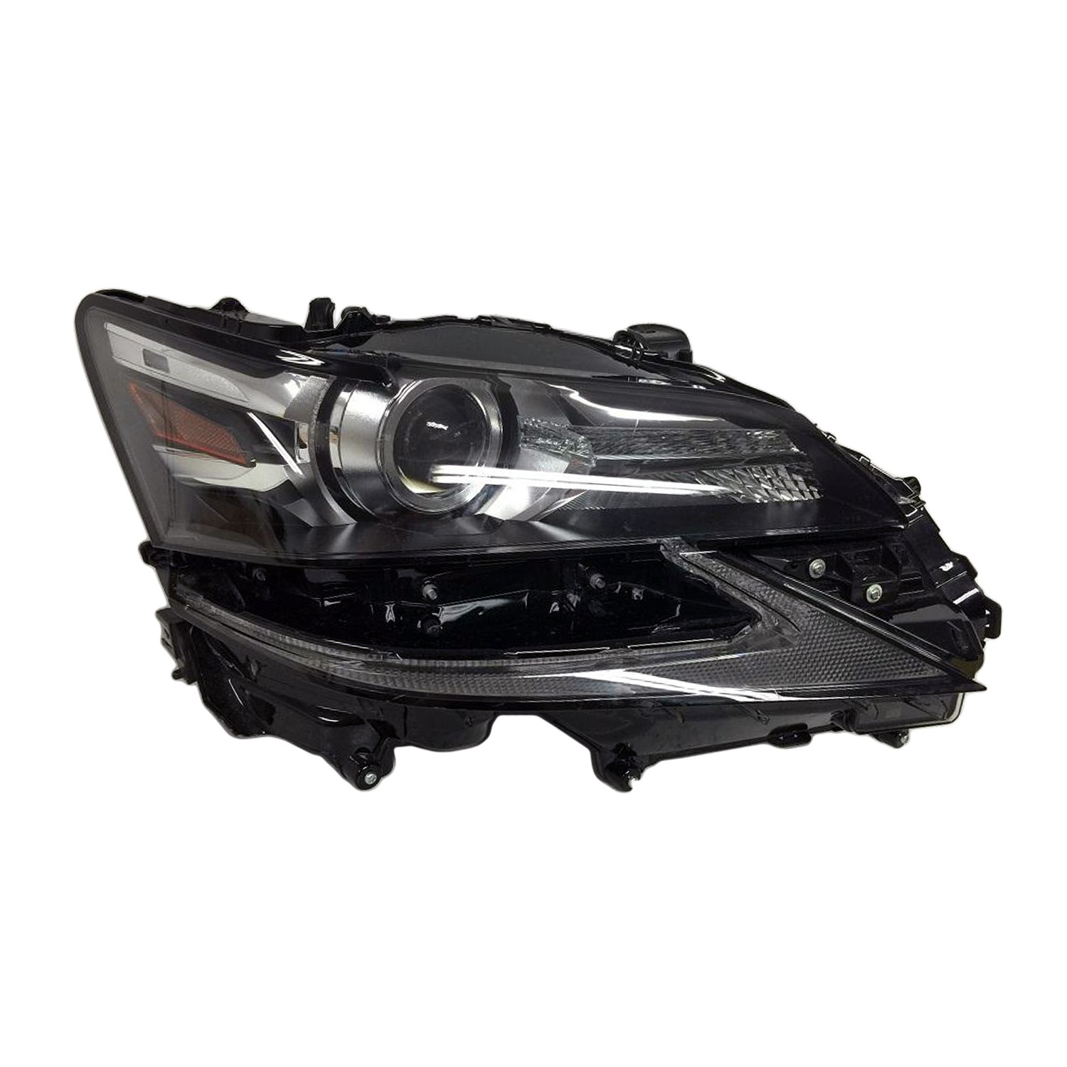 Headlight Assembly Composite Right LED Projector Type w/o Auto High Beam Control for Lexus GS200t GS350 GS450h