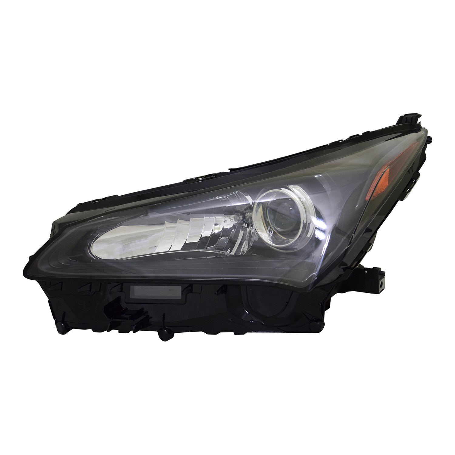 Headlight Lens Housing Left Single Beam w/o F Sport Pkg Lens/Housing Only Standard Type CAPA for Lexus NX200t NX300h
