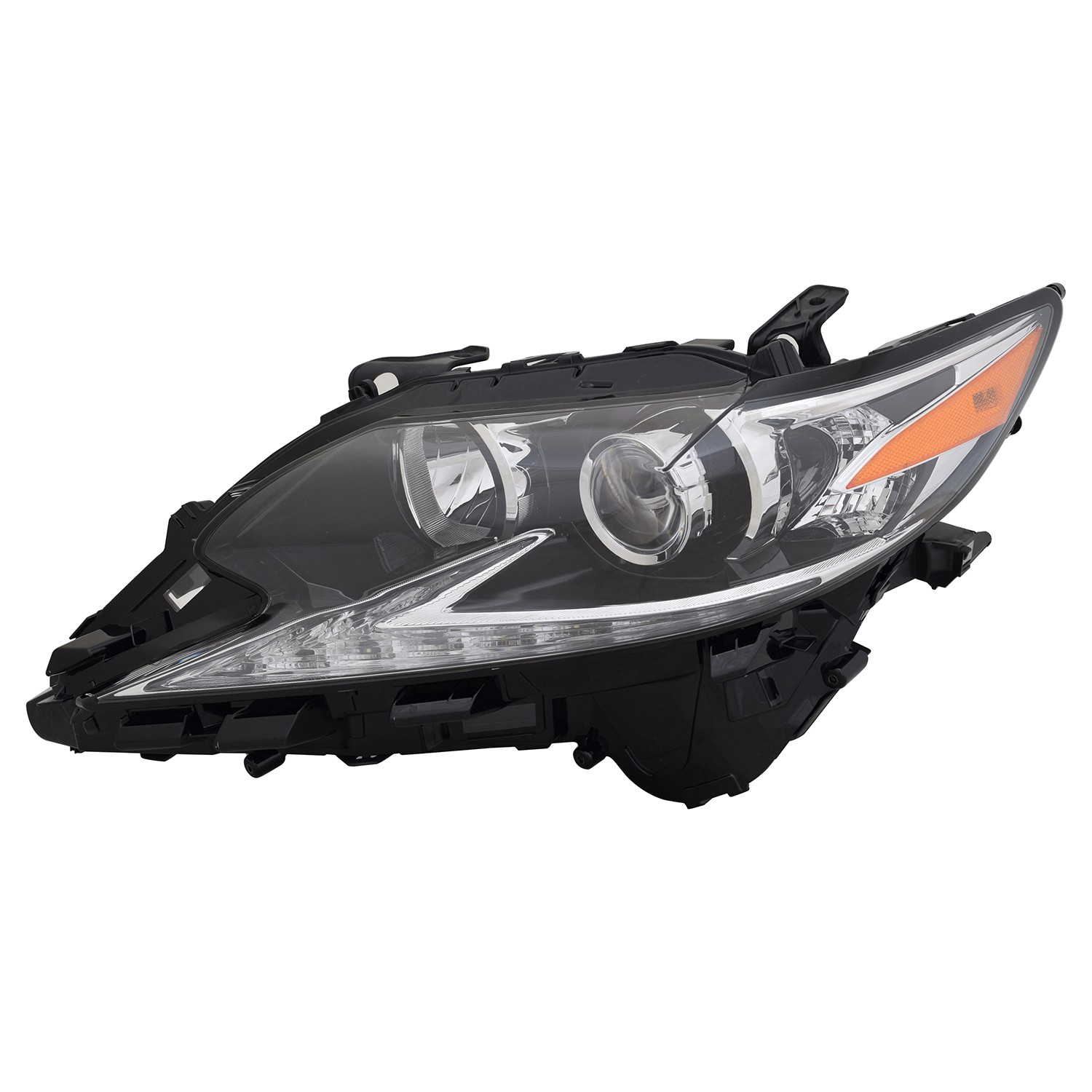 Headlight Lens Housing Left Halogen High Beam CAPA for Lexus ES300h ES350