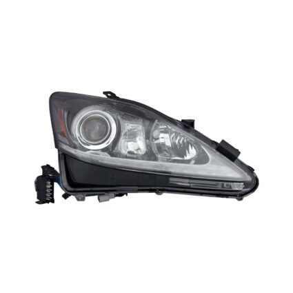 Headlight Lens Housing Right HID CAPA for Lexus IS350 2012–2013