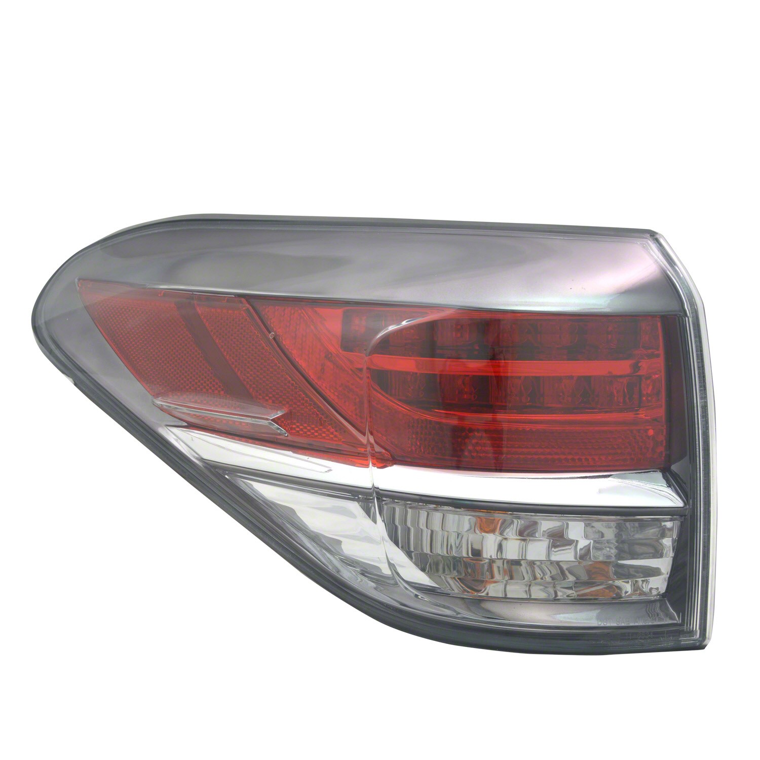 Tail Light Assembly Left Outer Canada Built for Lexus RX350 2013–2015