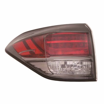 Tail Light Assembly Left Outer Lens/Housing Japan Built CAPA for Lexus RX350 RX450h