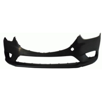 Bumper Cover Front w/o LED Lamps Primed CAPA for Mazda 6 2014–2017