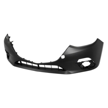 Bumper Cover Front Primed CAPA for Mazda 3 Sedan Hatchback 2014–2016