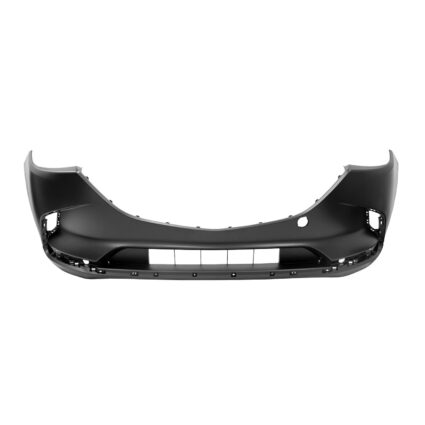 Bumper Cover Front w/o Parking Sensors Primed CAPA for Mazda CX-9 2016–2023