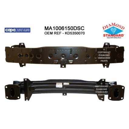 Bumper Cover Reinforcement Front CAPA for Mazda CX-5 2013–2021