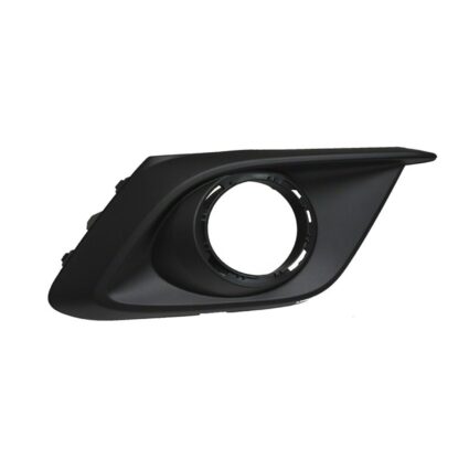 Bumper Insert Front Right Fog Lamp Bezel w/Fog Lamps Black for Mazda 3 2014–2016
