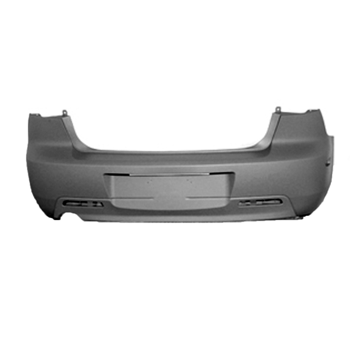 Bumper Cover Rear w/o Sport Primed CAPA for Mazda 3 Sedan i 2004–2006