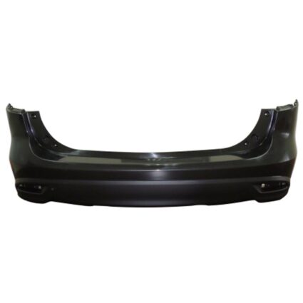 Bumper Cover Rear w/Textured Lower w/o Parking Sensor Primed CAPA for Mazda 5 2012–2017