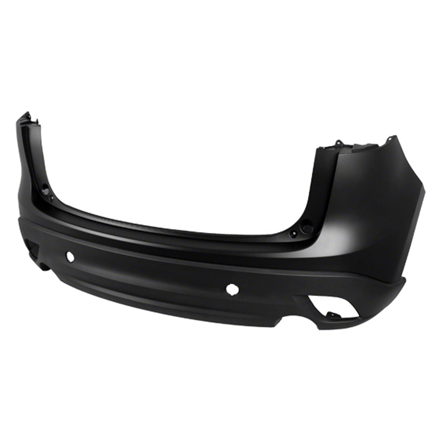 Bumper Cover Rear w/o Park Assist Textured Lower Primed CAPA for Mazda CX-5 2013–2016