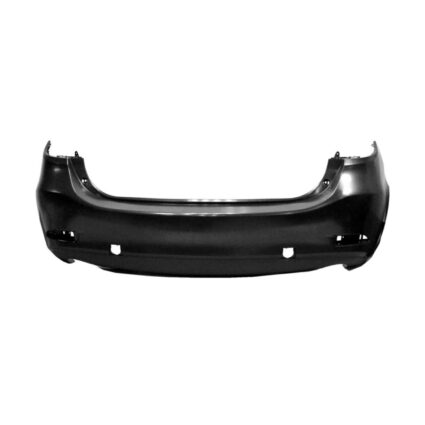 Bumper Cover Rear Dual Exhaust Cutout Primed CAPA for Mazda 6 2014–2017