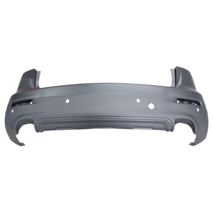 Bumper Cover Rear w/Parking Sensors Primed CAPA for Mazda CX-9 2013–2015
