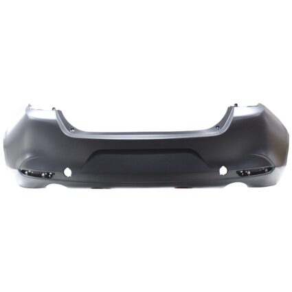 Bumper Cover Rear w/o Parking Sensors Primed CAPA for Mazda 3 Sedan 2019–2024