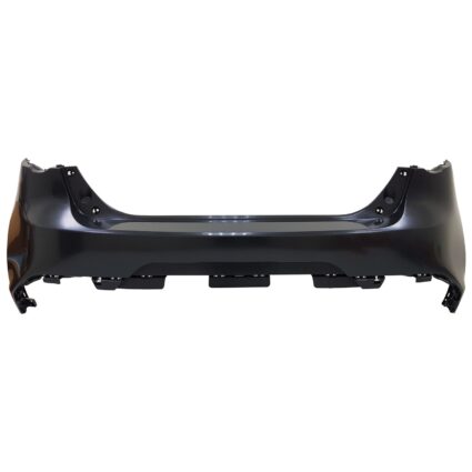 Bumper Cover Rear w/o Parking Sensors Primed CAPA for Mazda 3 Hatchback 2019–2021