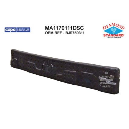 Bumper Impact Absorber Rear CAPA for Mazda 3 Sedan 2014–2018