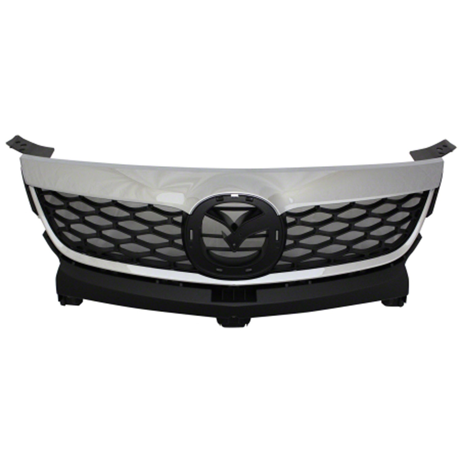 Grille Assembly w/o Emblem Chrome/Black for Mazda CX-9 2010–2012
