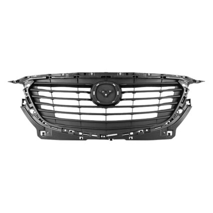 Grille Assembly w/o Radar Cruise Control Black CAPA for Mazda CX-3 2016–2018