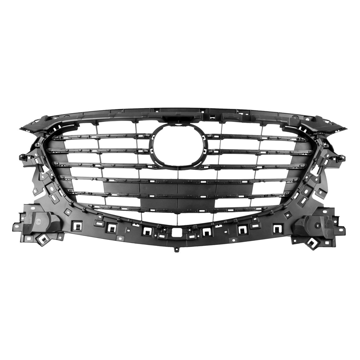 Grille Assembly Black Metallic Mexico Built for Mazda 3 Sedan Hatchback 2017–2018